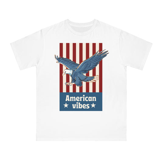 Organic Men's T-Shirt | American Vibes - The Peony Haus