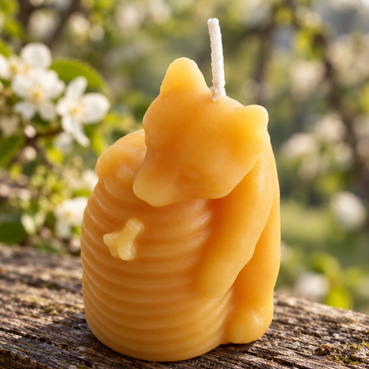Bear Hugging Beehive Candle