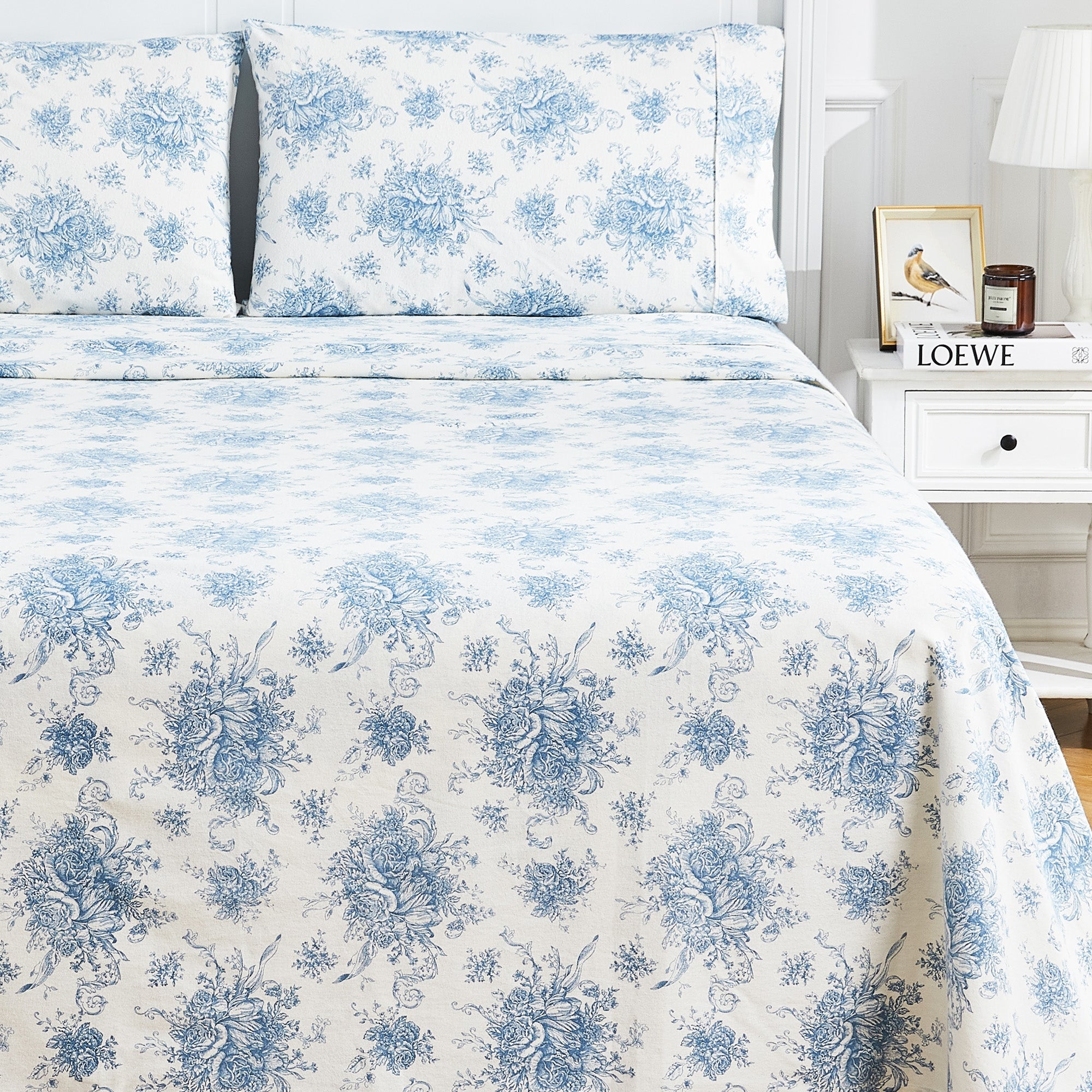 Petit Toile Flannel Sheet Sets