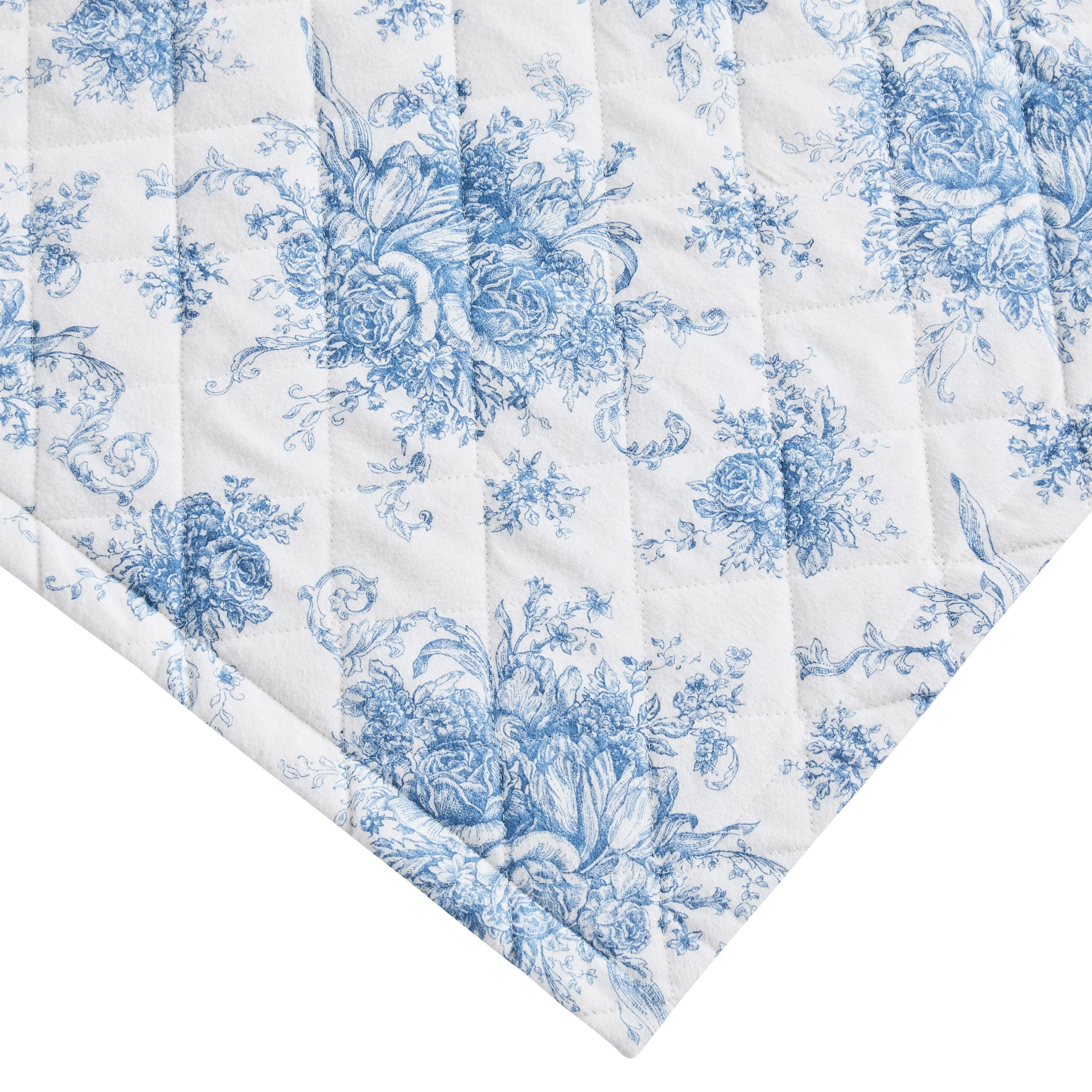 Petit Toile Cotton Flannel Quilt Set