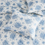 Petit Toile Cotton Flannel Quilt Set
