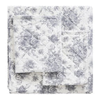 Petit Toile Cotton Flannel Quilt Set