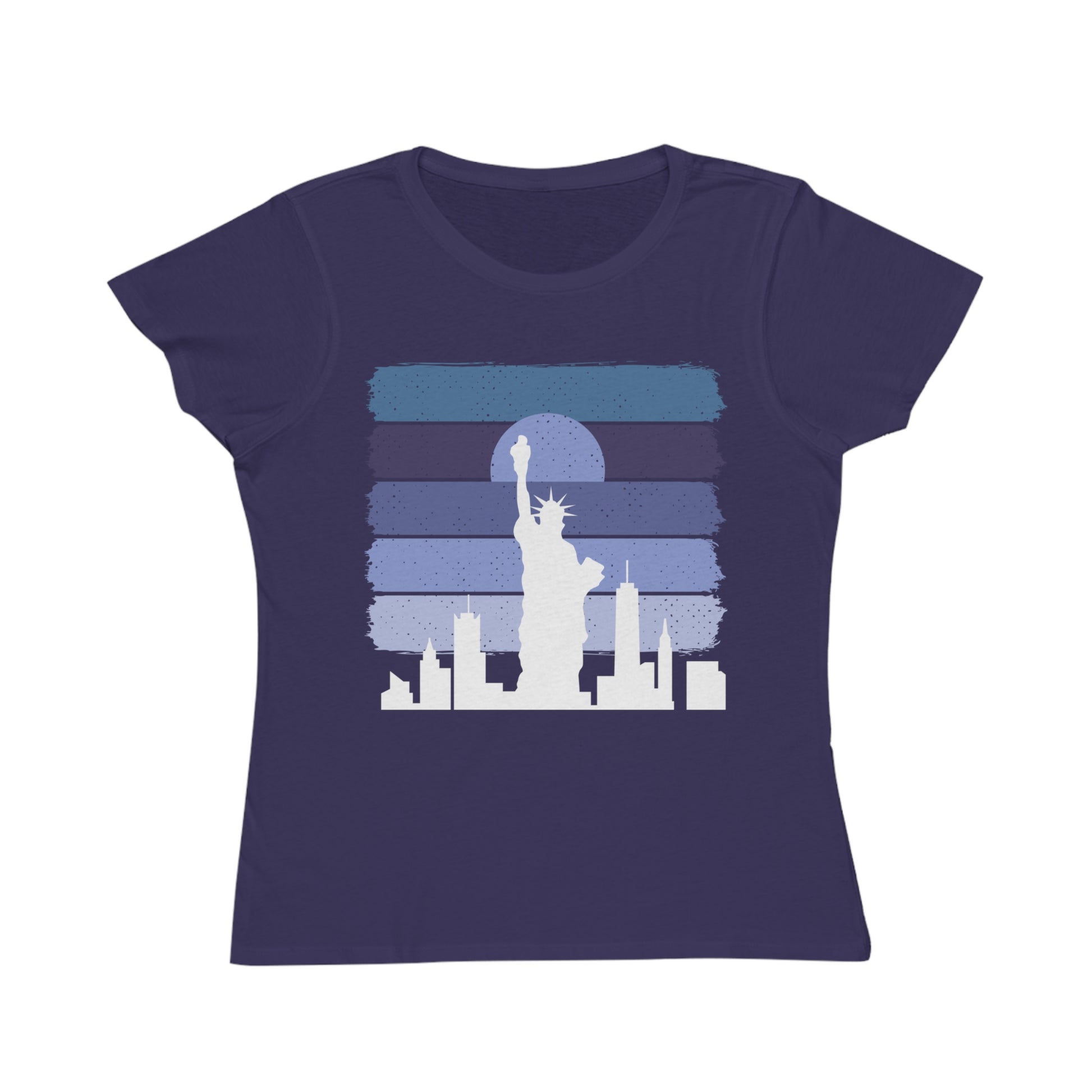 Liberty Skyline T-Shirt - Eco-Friendly Women's Tee - The Peony Haus