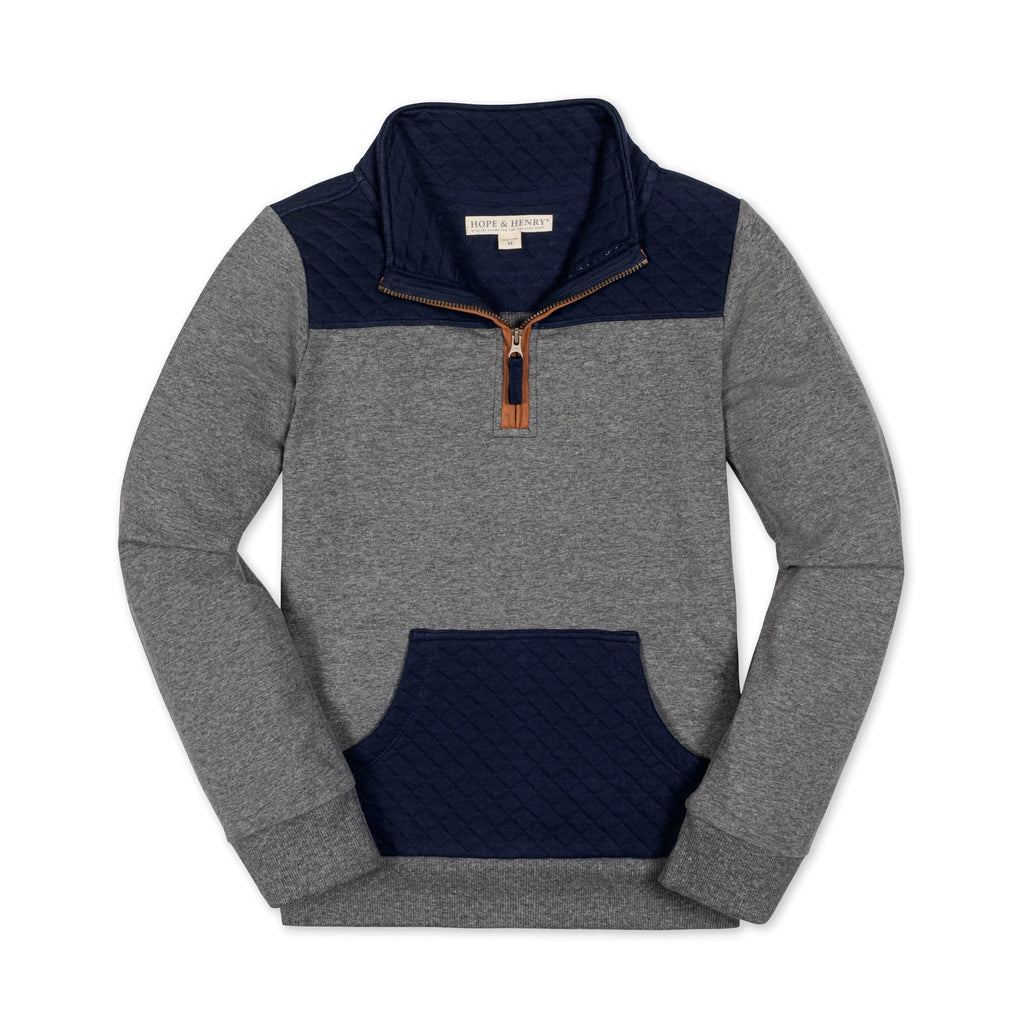 Organic French Terry Half-Zip - 95% Organic Cotton
