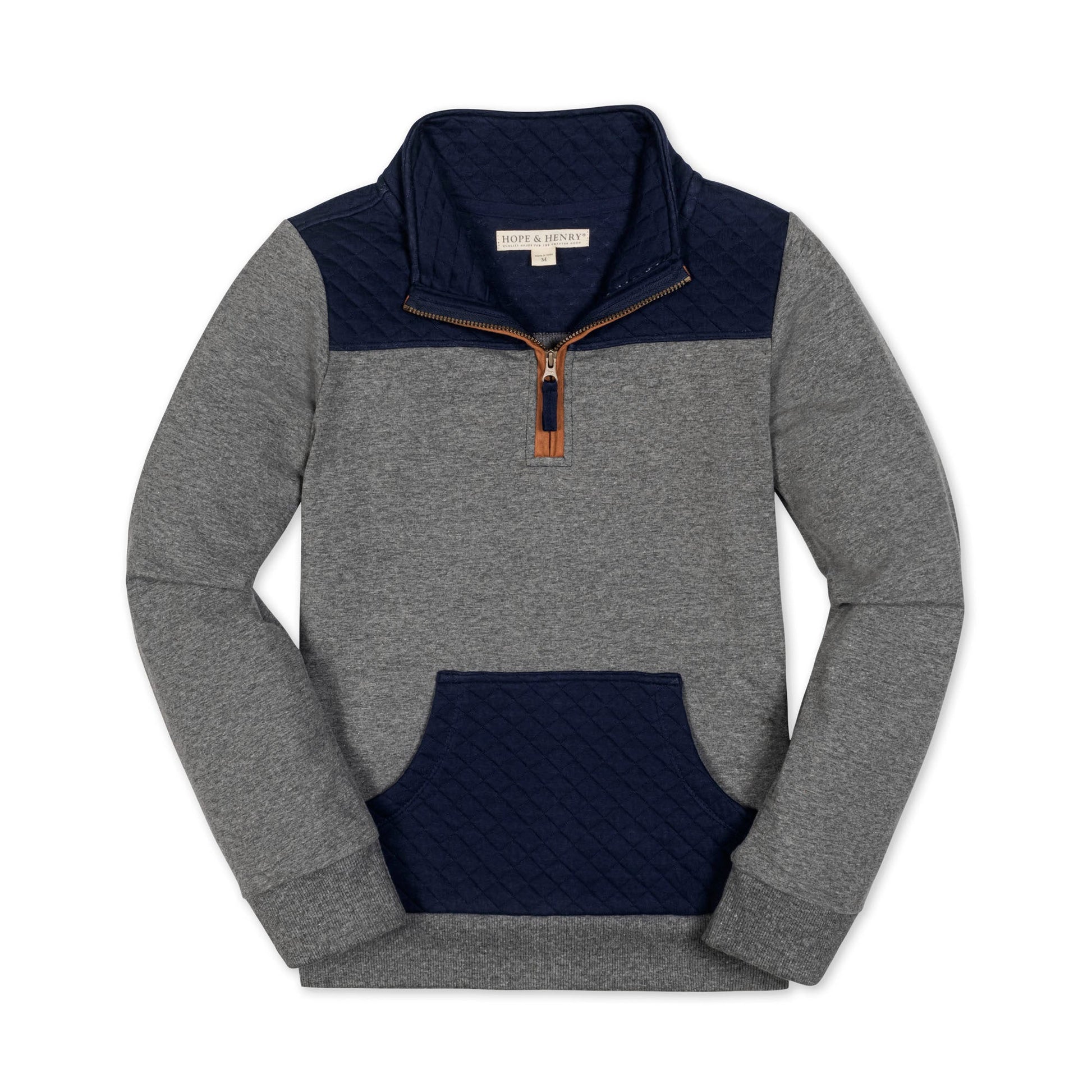 Organic French Terry Half-Zip - 95% Organic Cotton