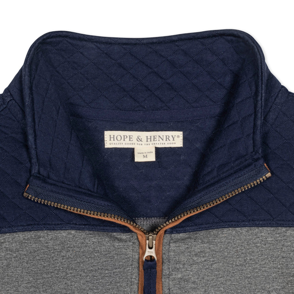Organic French Terry Half-Zip - 95% Organic Cotton