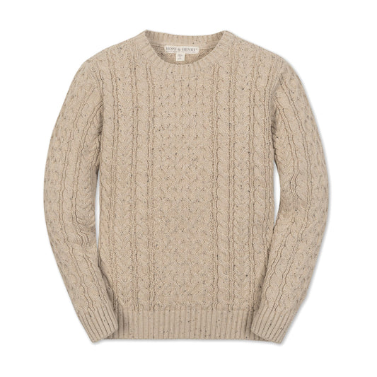 Organic Fisherman Sweater - 99% Organic Cotton