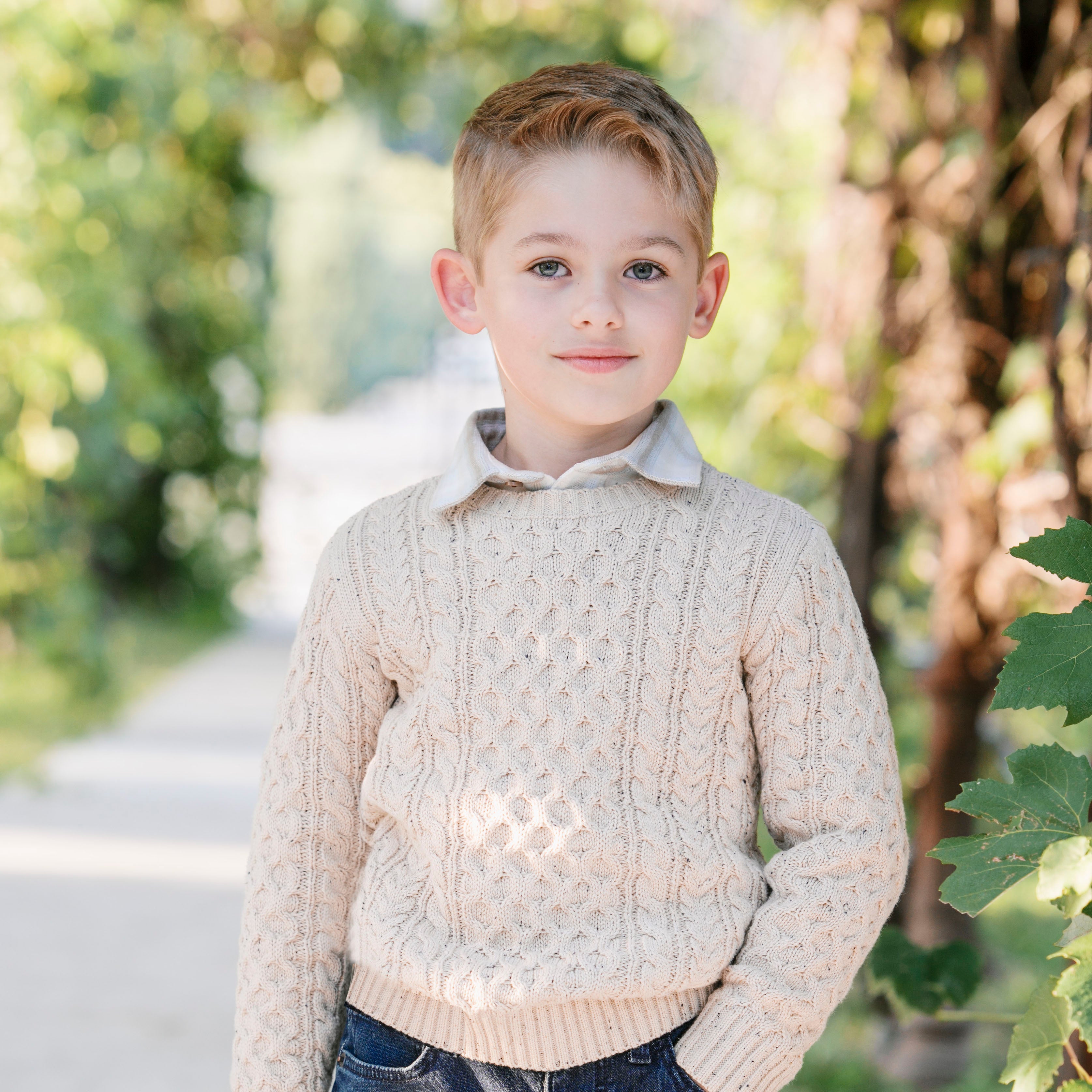 Organic Fisherman Sweater - 99% Organic Cotton