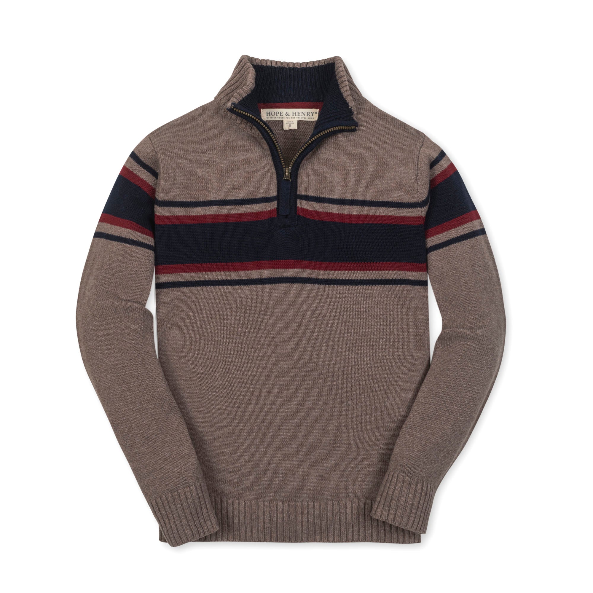 Organic Half Zip Sweater