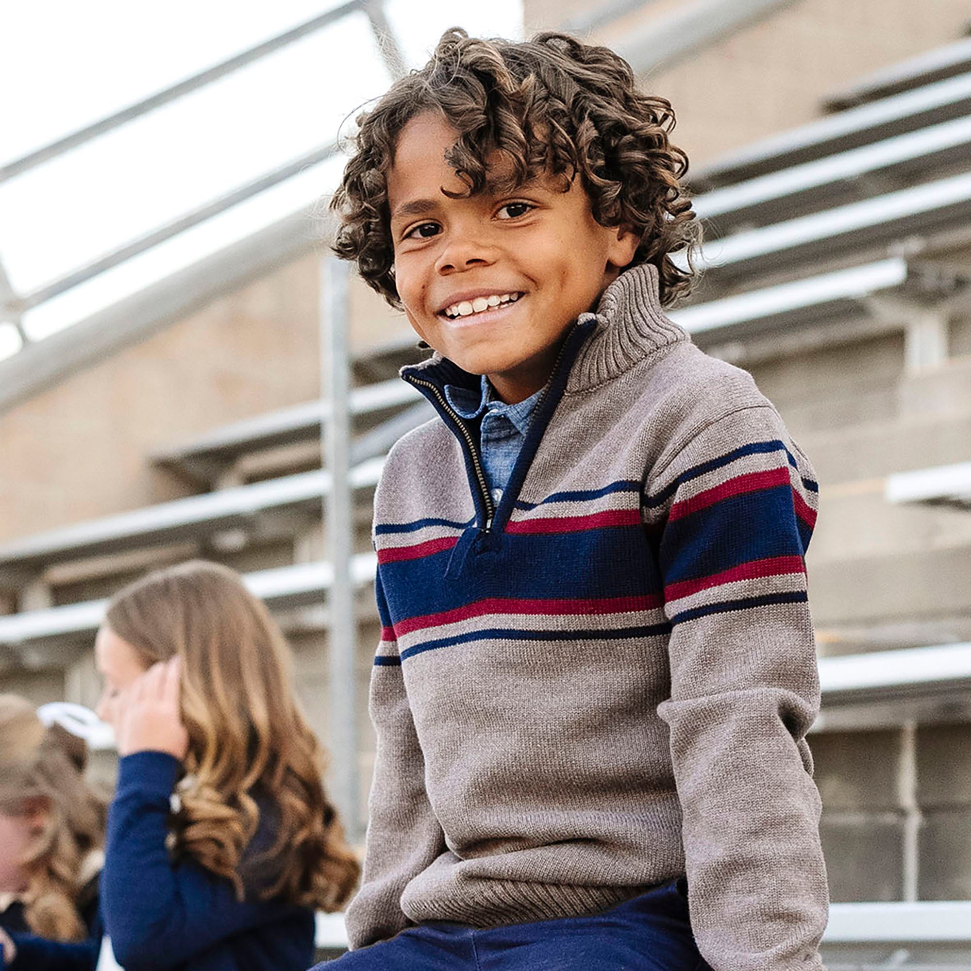 Organic Half Zip Sweater