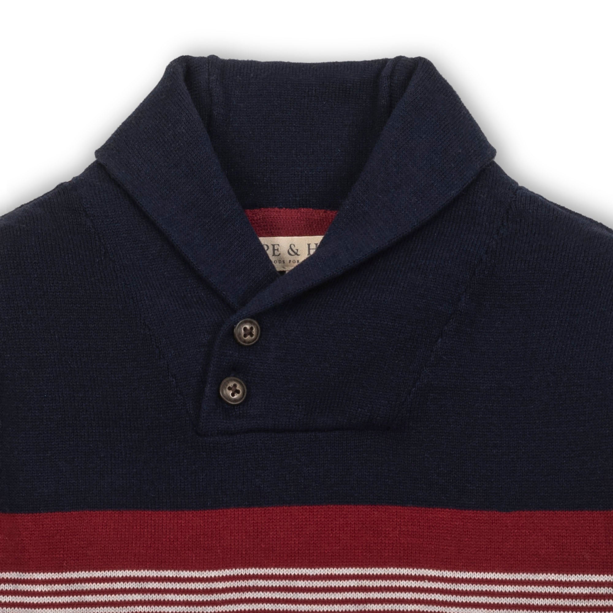 Organic Shawl Collar Sweater