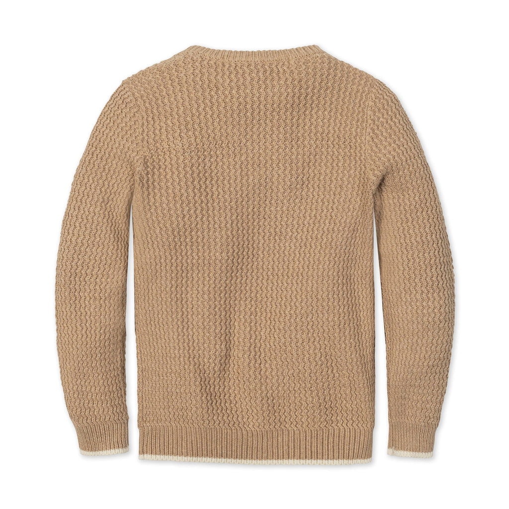 Organic Crewneck Sweater with Buttons