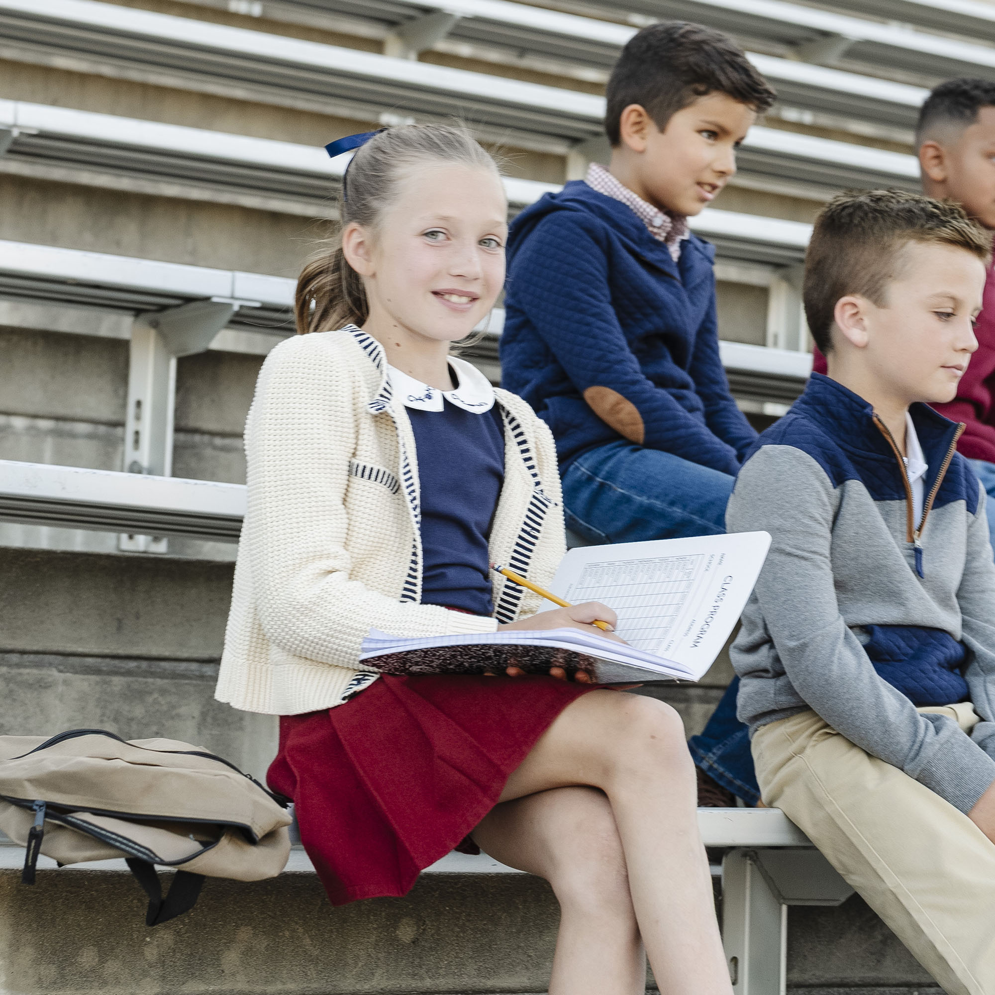 Organic Puff Sleeve Cardigan