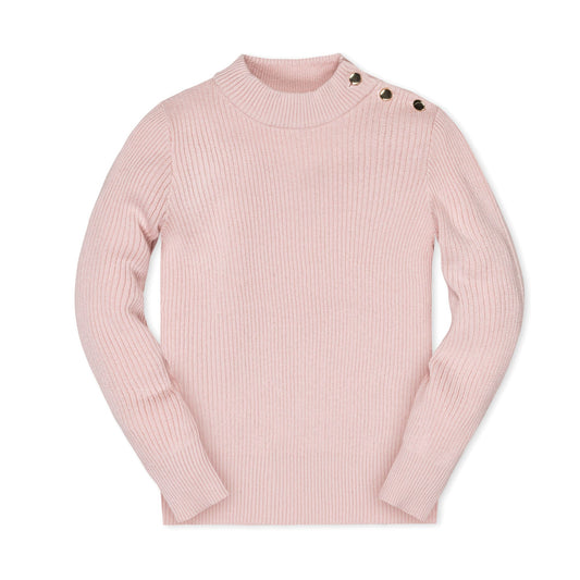 Organic Mock Neck Sweater