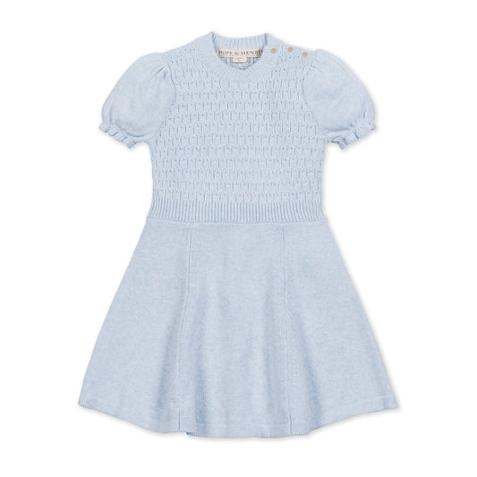 Organic Puff Sleeve Sweater Dress