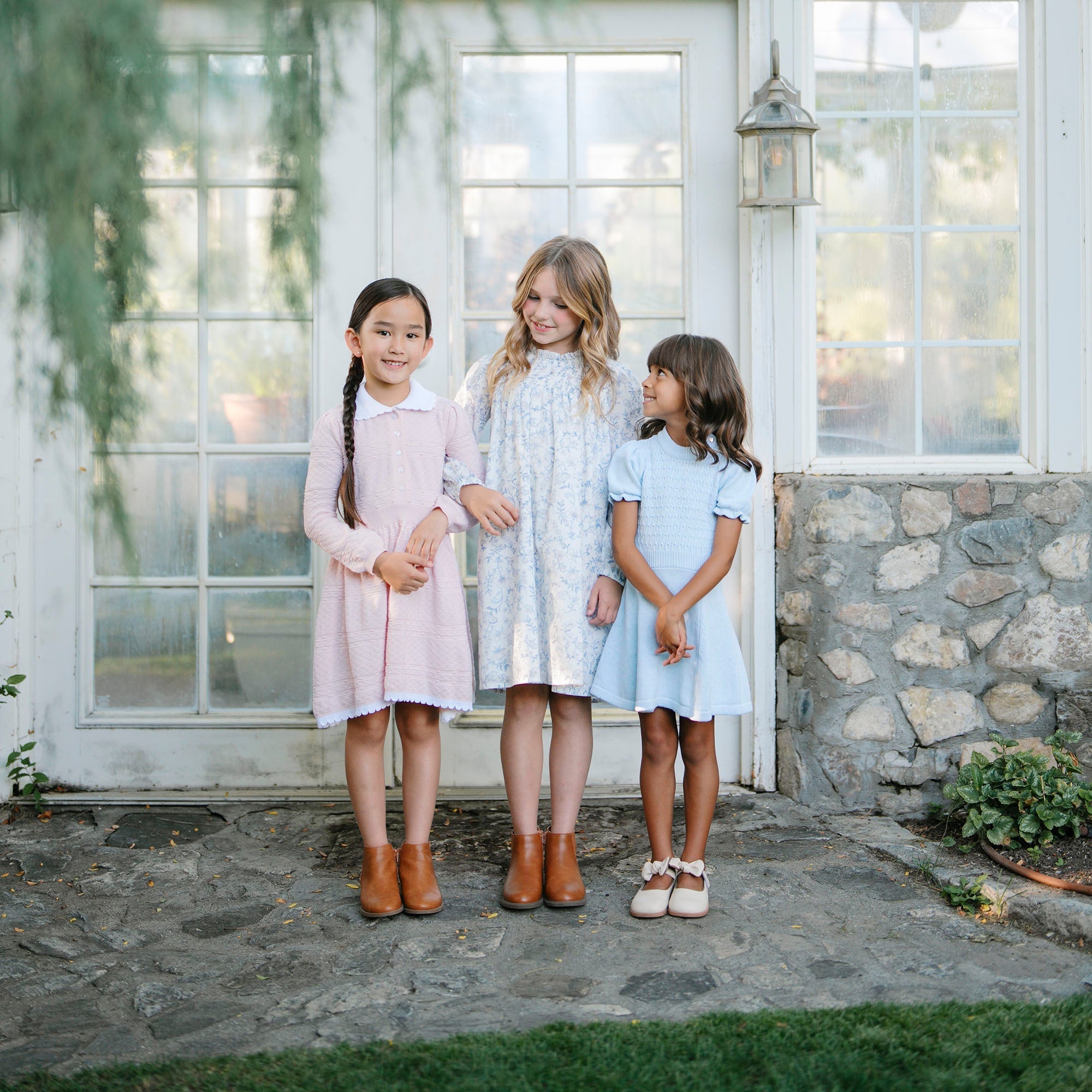 Organic Puff Sleeve Sweater Dress