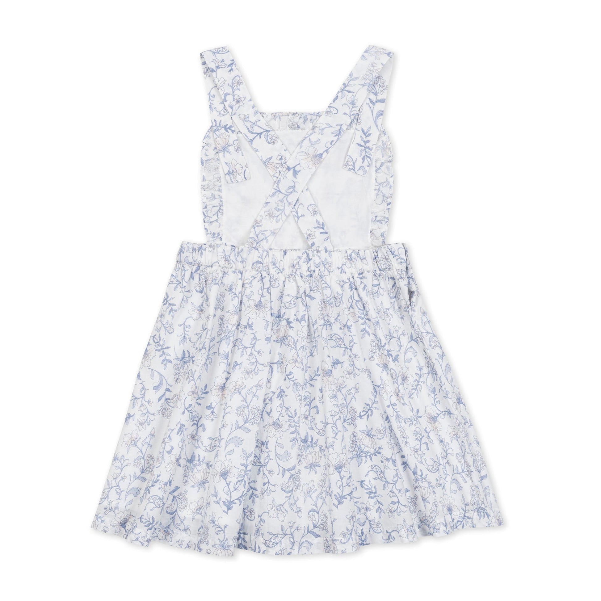 Organic Ruffle Apron Dress