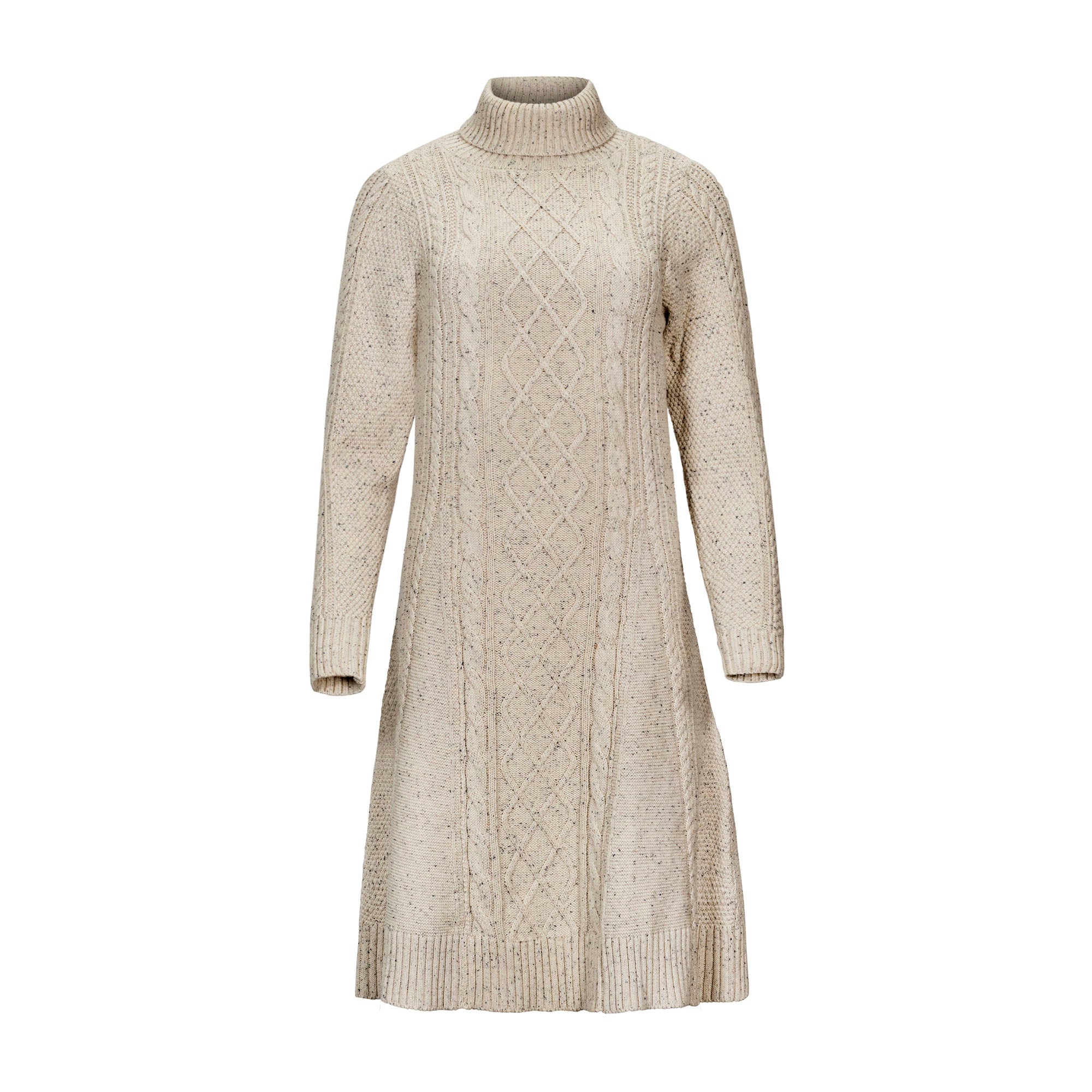 Organic Cable Sweater Dress - 99% Cotton
