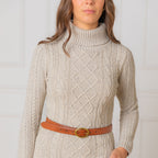 Organic Cable Sweater Dress - 99% Cotton