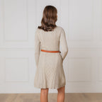 Organic Cable Sweater Dress - 99% Cotton