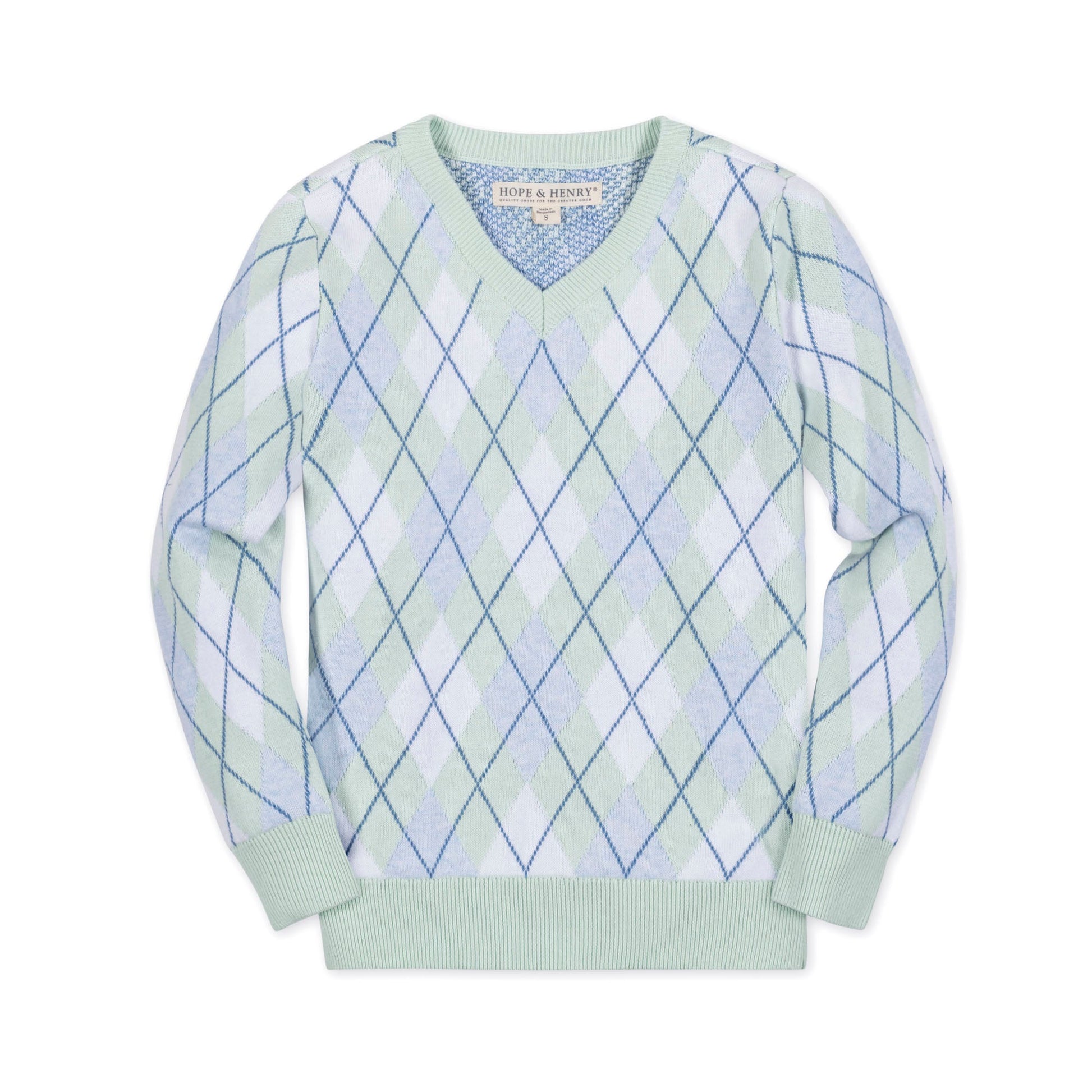Organic Fine Gauge V-Neck Sweater