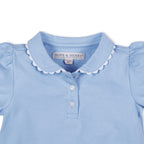 Organic Puff Sleeve Polo - 93% Organic Cotton