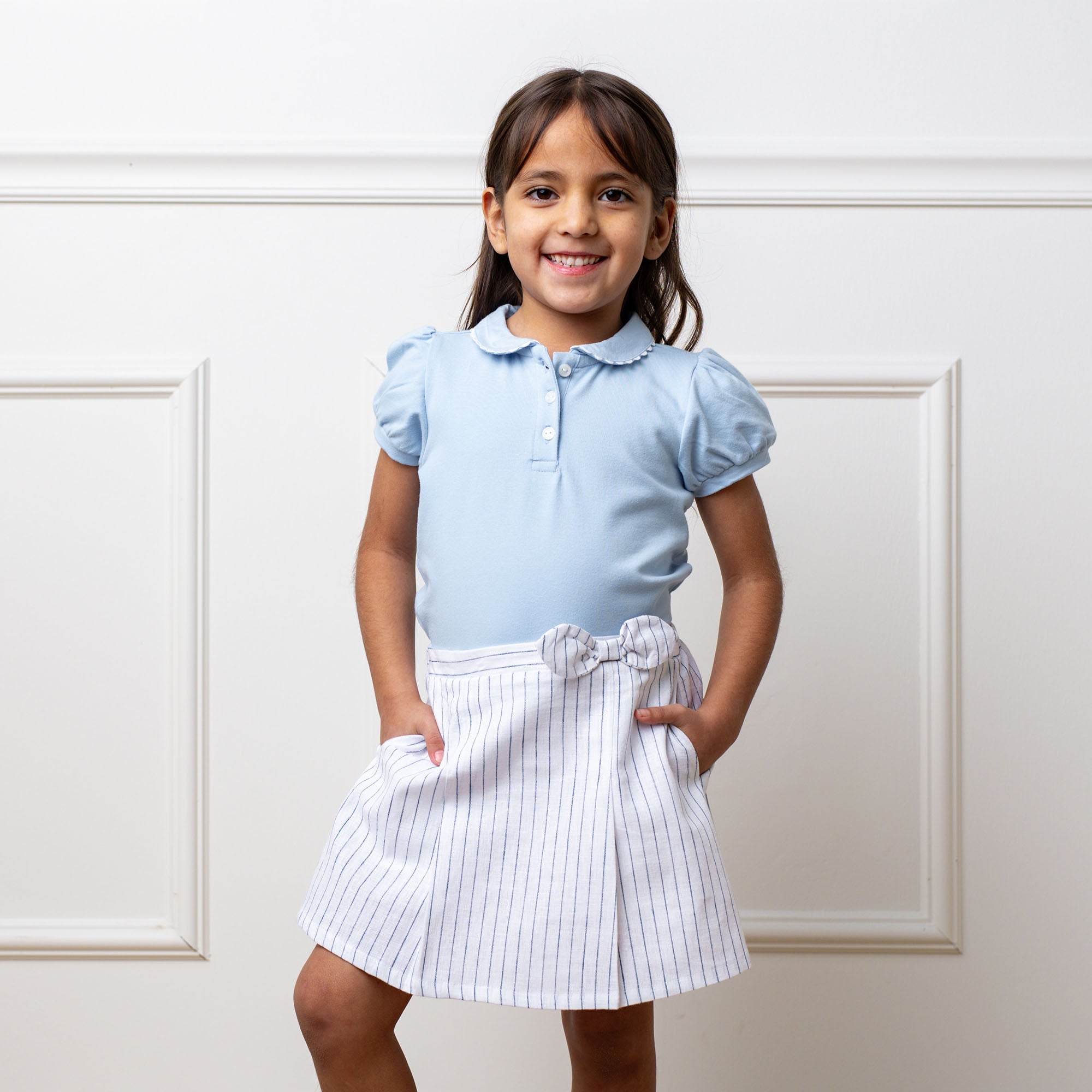 Organic Puff Sleeve Polo - 93% Organic Cotton