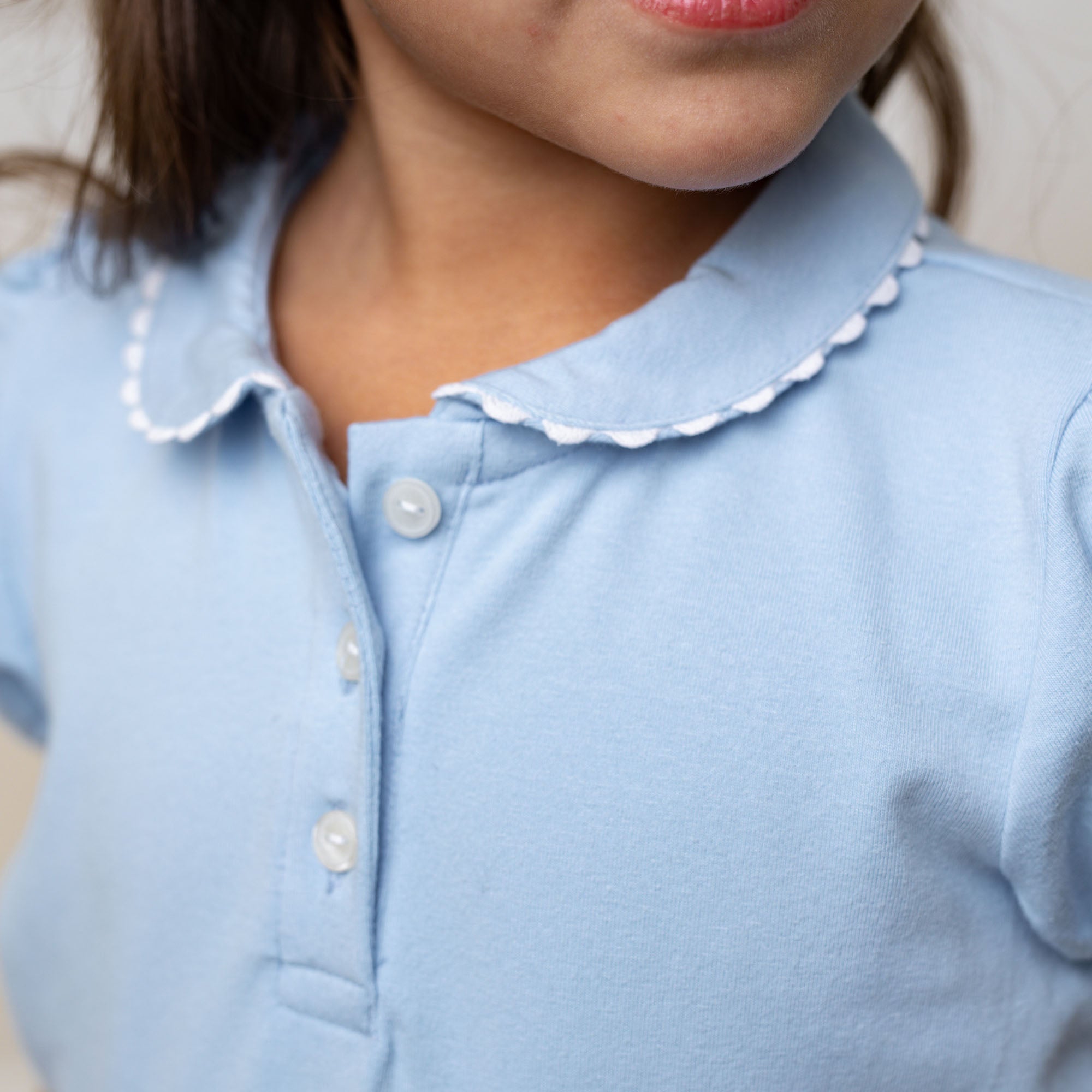 Organic Puff Sleeve Polo - 93% Organic Cotton