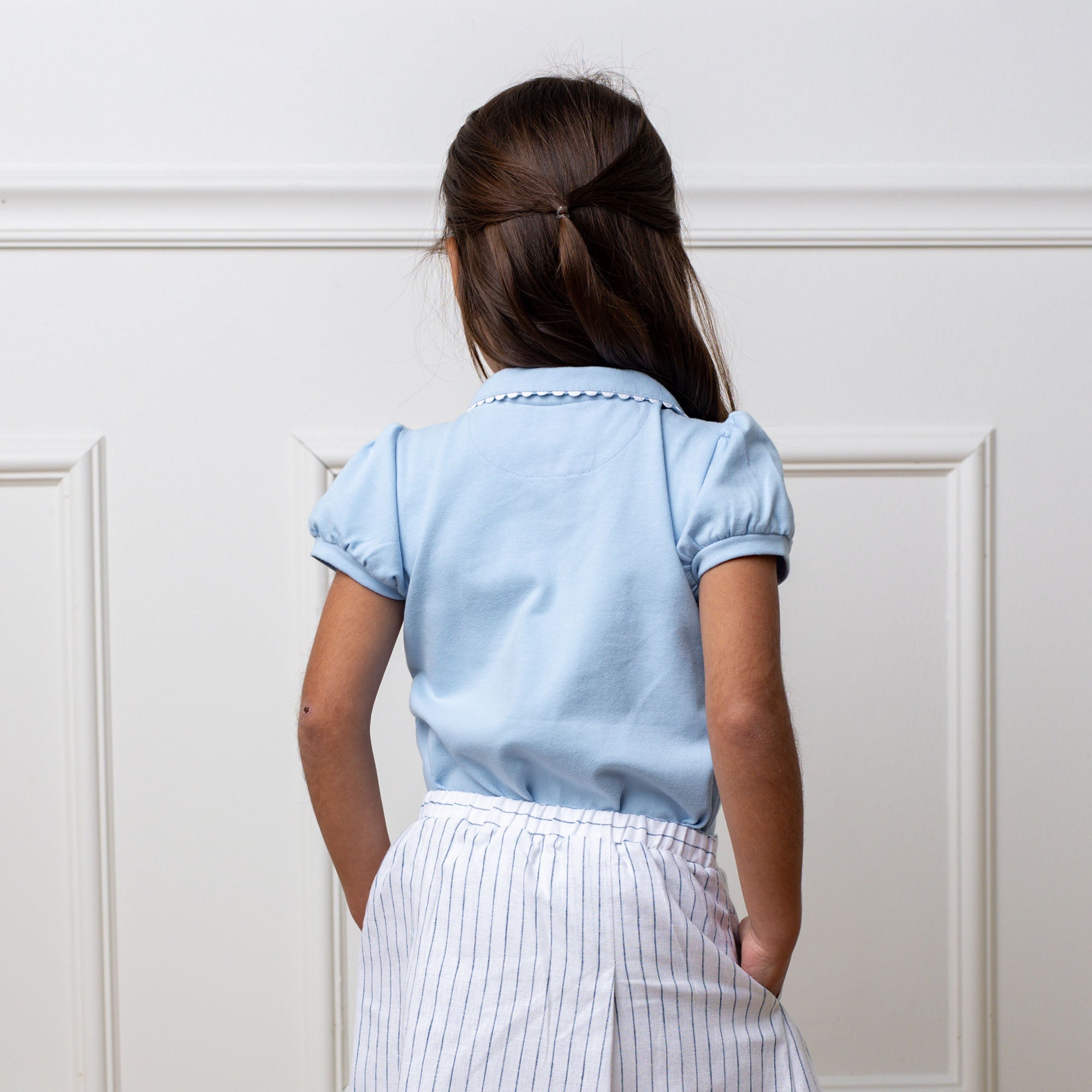 Organic Puff Sleeve Polo - 93% Organic Cotton
