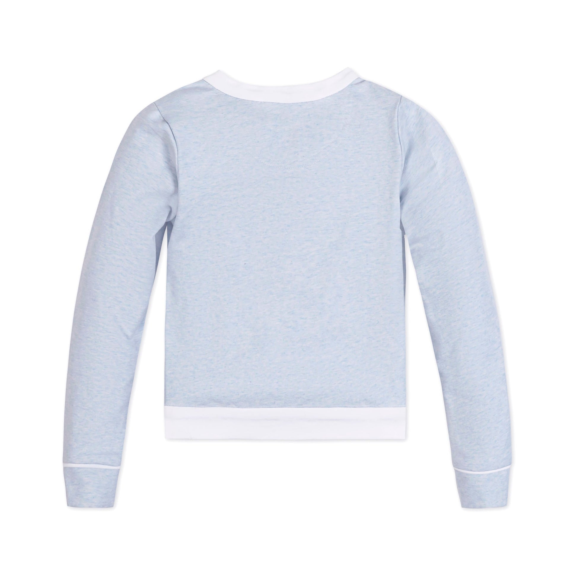 Organic French Terry Contrast Trim Cardigan - 95% Organic Cotton