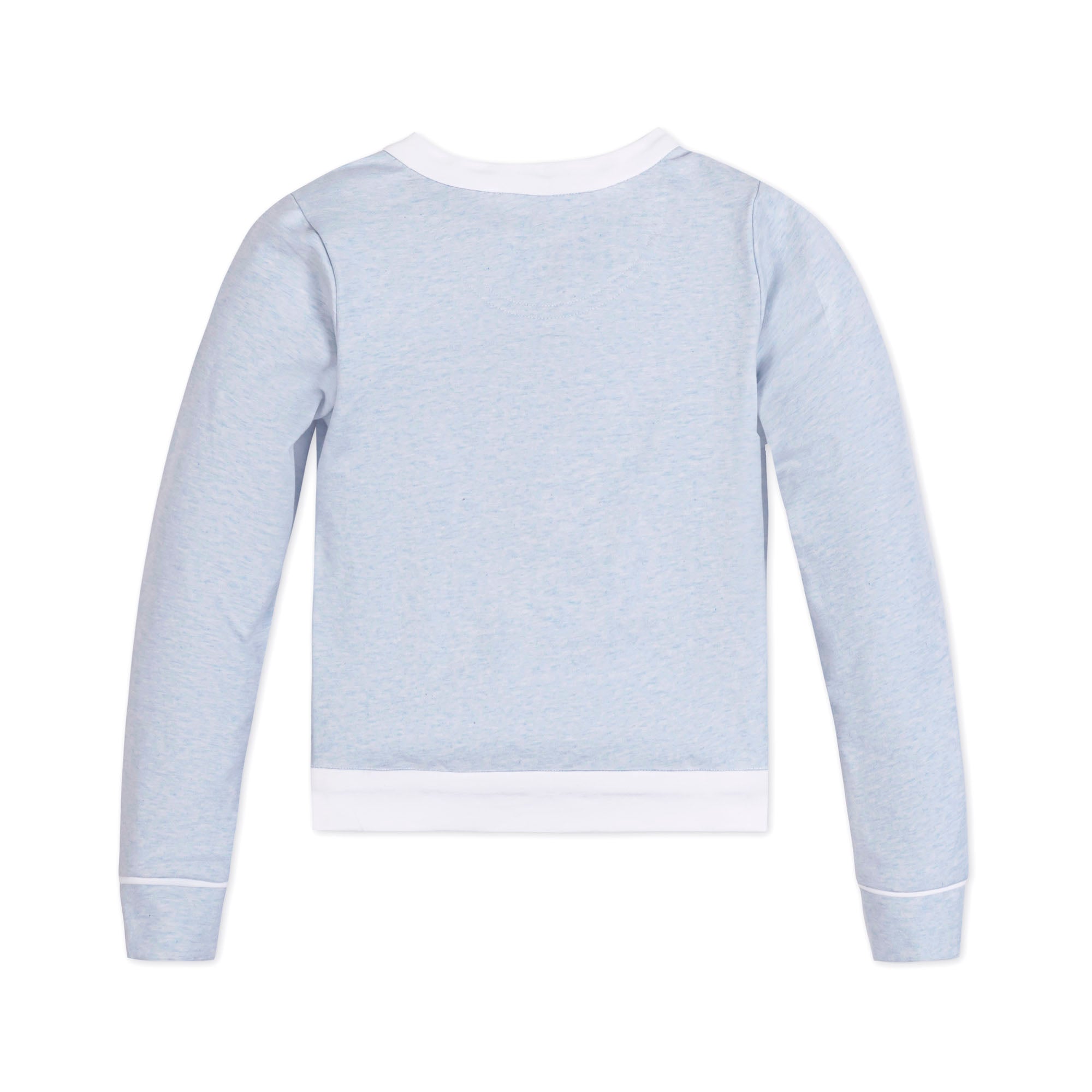 Organic French Terry Contrast Trim Cardigan - 95% Organic Cotton