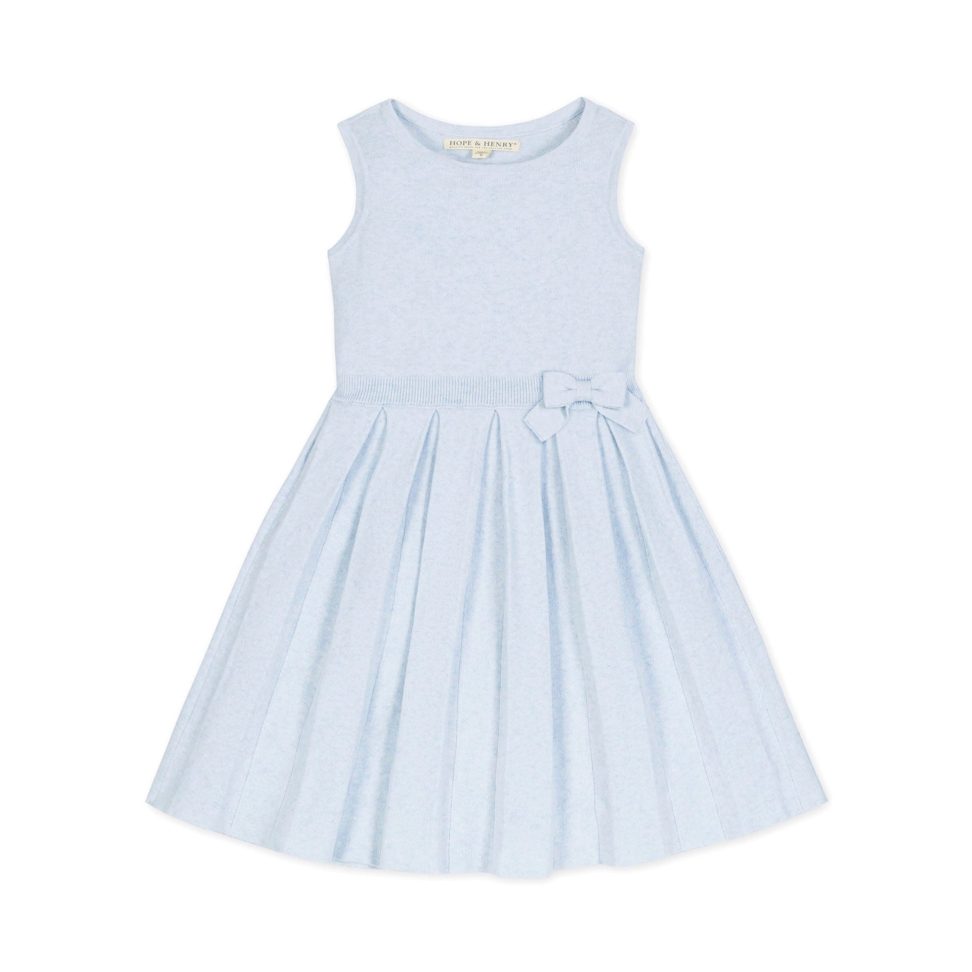 Organic Pleated Sweater Dress
