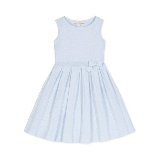 Organic Pleated Sweater Dress