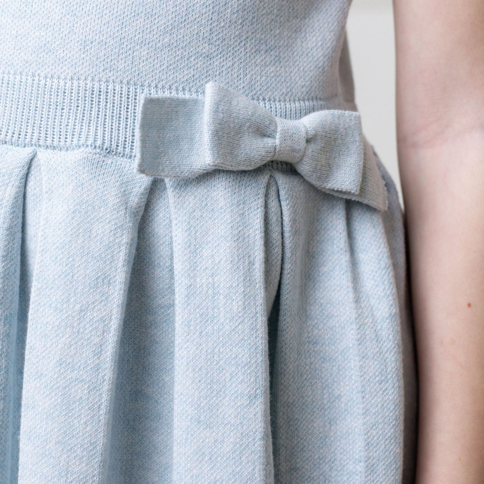 Organic Pleated Sweater Dress
