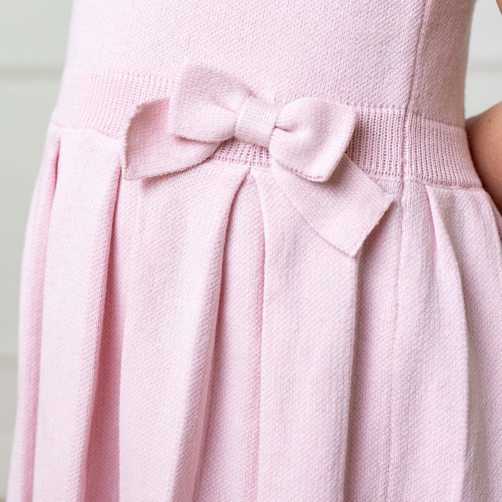 Organic Pleated Sweater Dress