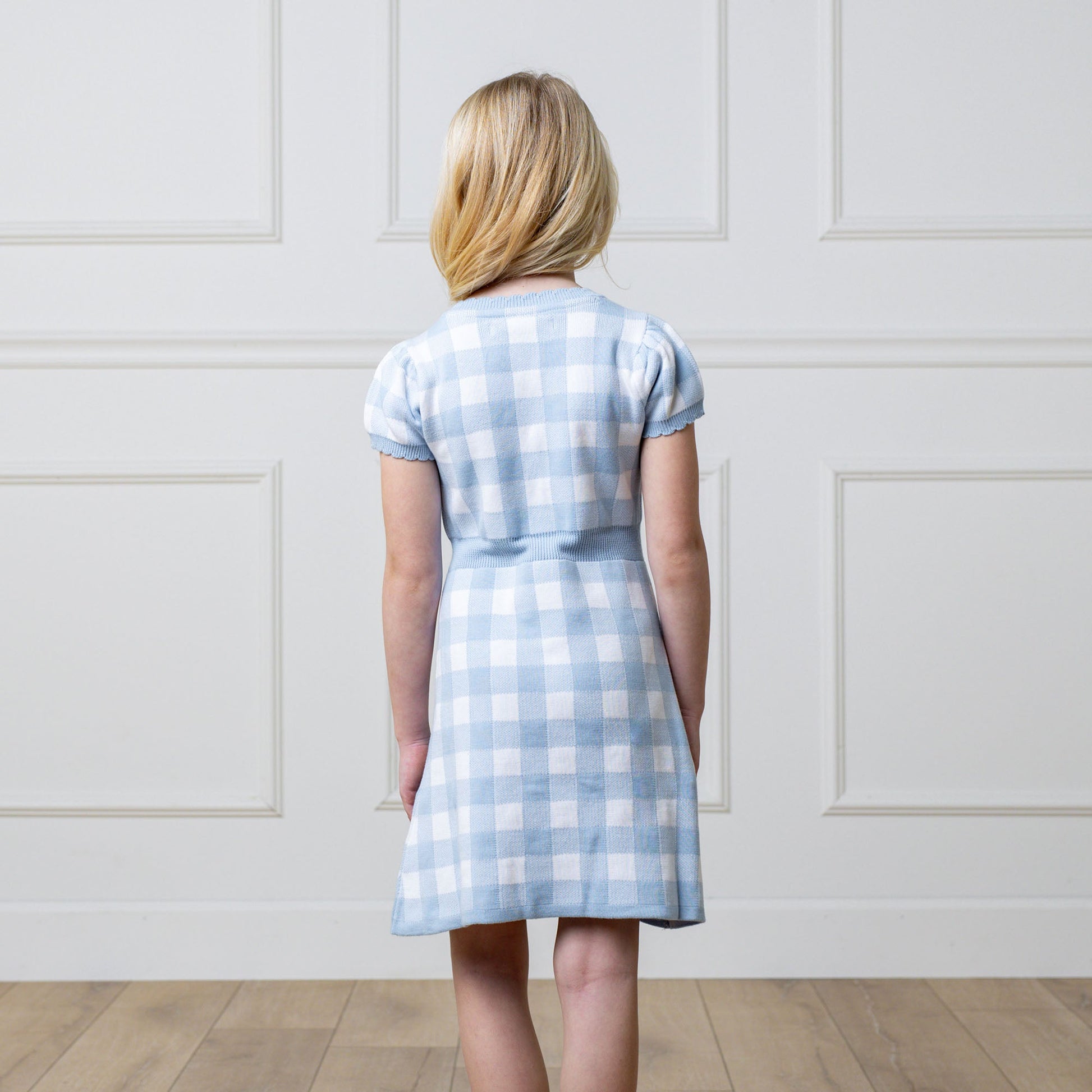 Organic Button Front Sweater Dress