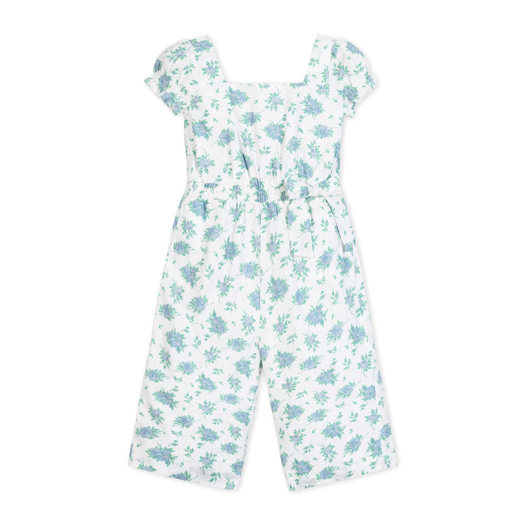 Linen Puff Sleeve Jumpsuit
