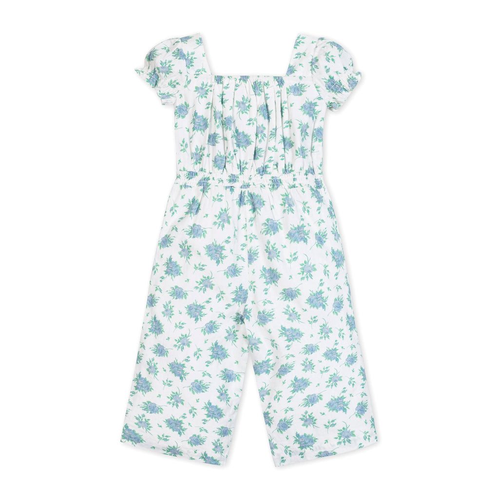 Linen Puff Sleeve Jumpsuit