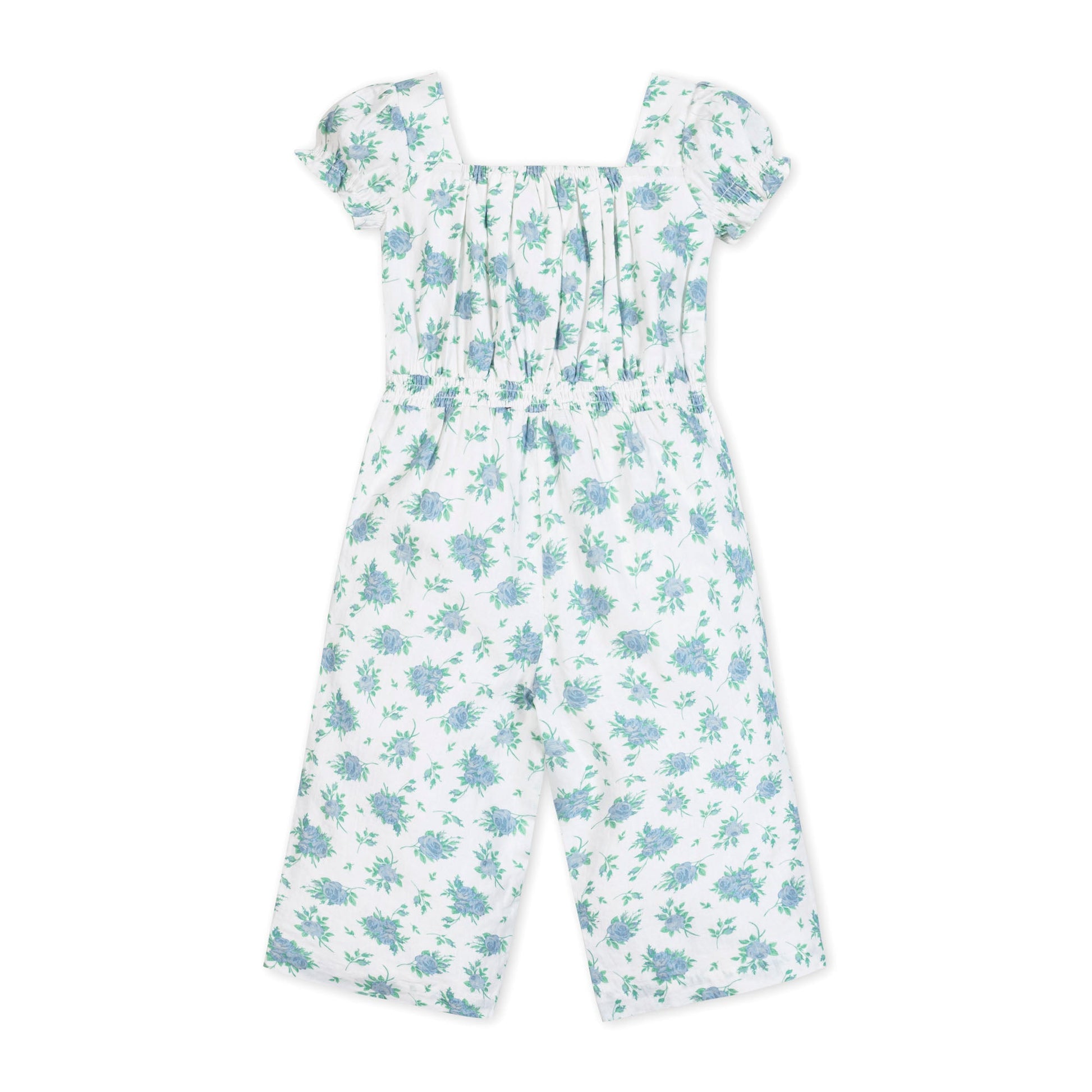 Linen Puff Sleeve Jumpsuit