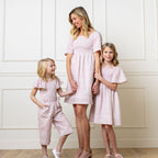 Organic Bell Sleeve Smocked Dress