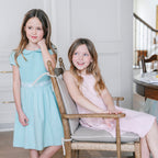 Organic Puff Sleeve Smocked Party Dress