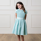Organic Puff Sleeve Smocked Party Dress