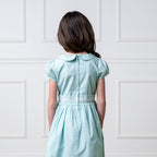 Organic Puff Sleeve Smocked Party Dress