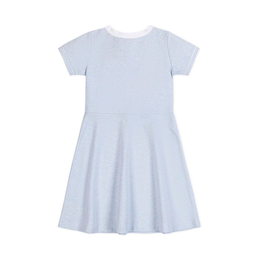 Organic French Terry Contrast Dress - 95% Organic Cotton