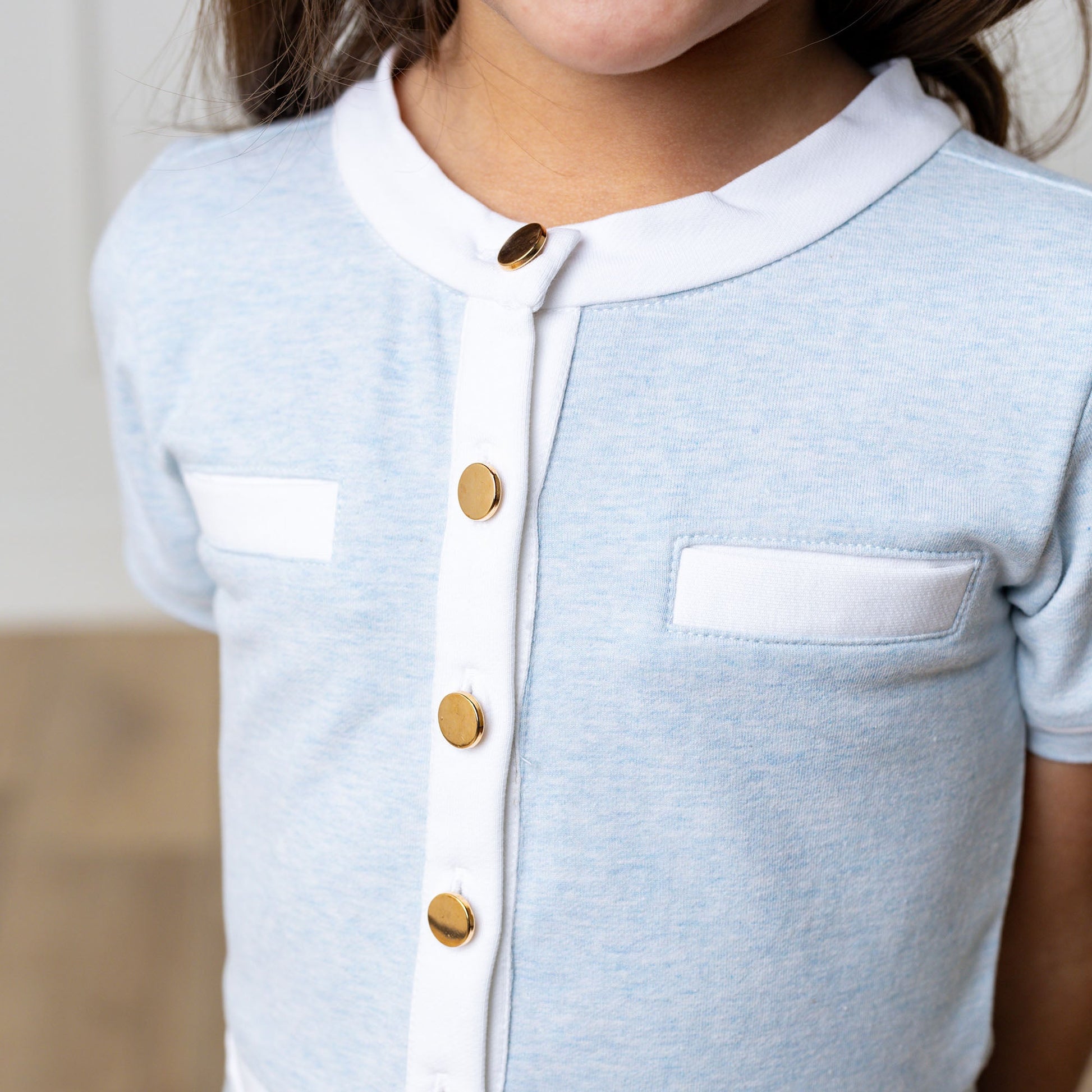 Organic French Terry Contrast Dress - 95% Organic Cotton