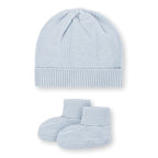 Organic Sweater Beanie and Bootie Set