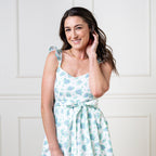 Linen Flutter Party Dress