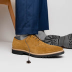 26-220-TOB CAMPO Sueded Goatskin Lace Up, Tobacco