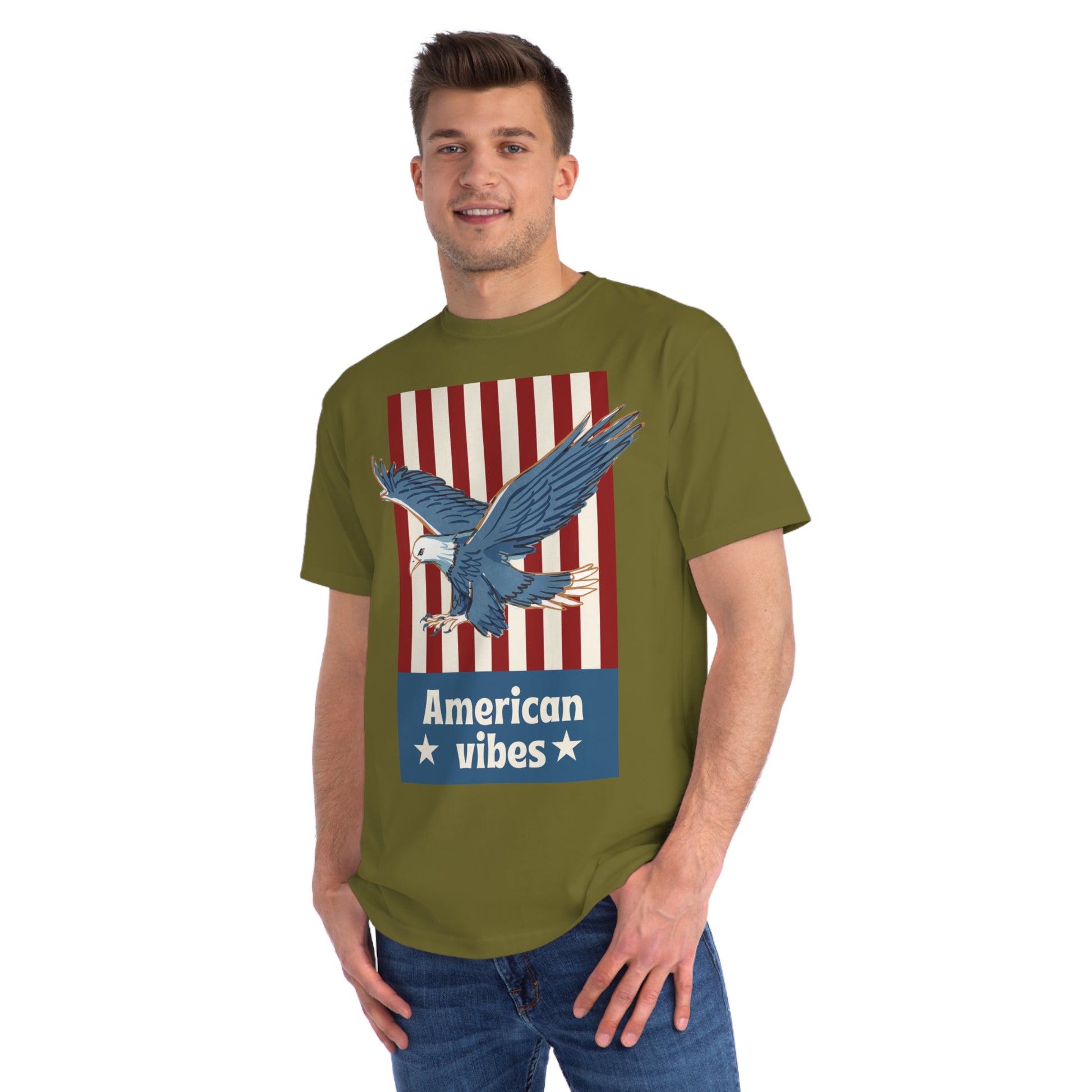 Organic Men's T-Shirt | American Vibes