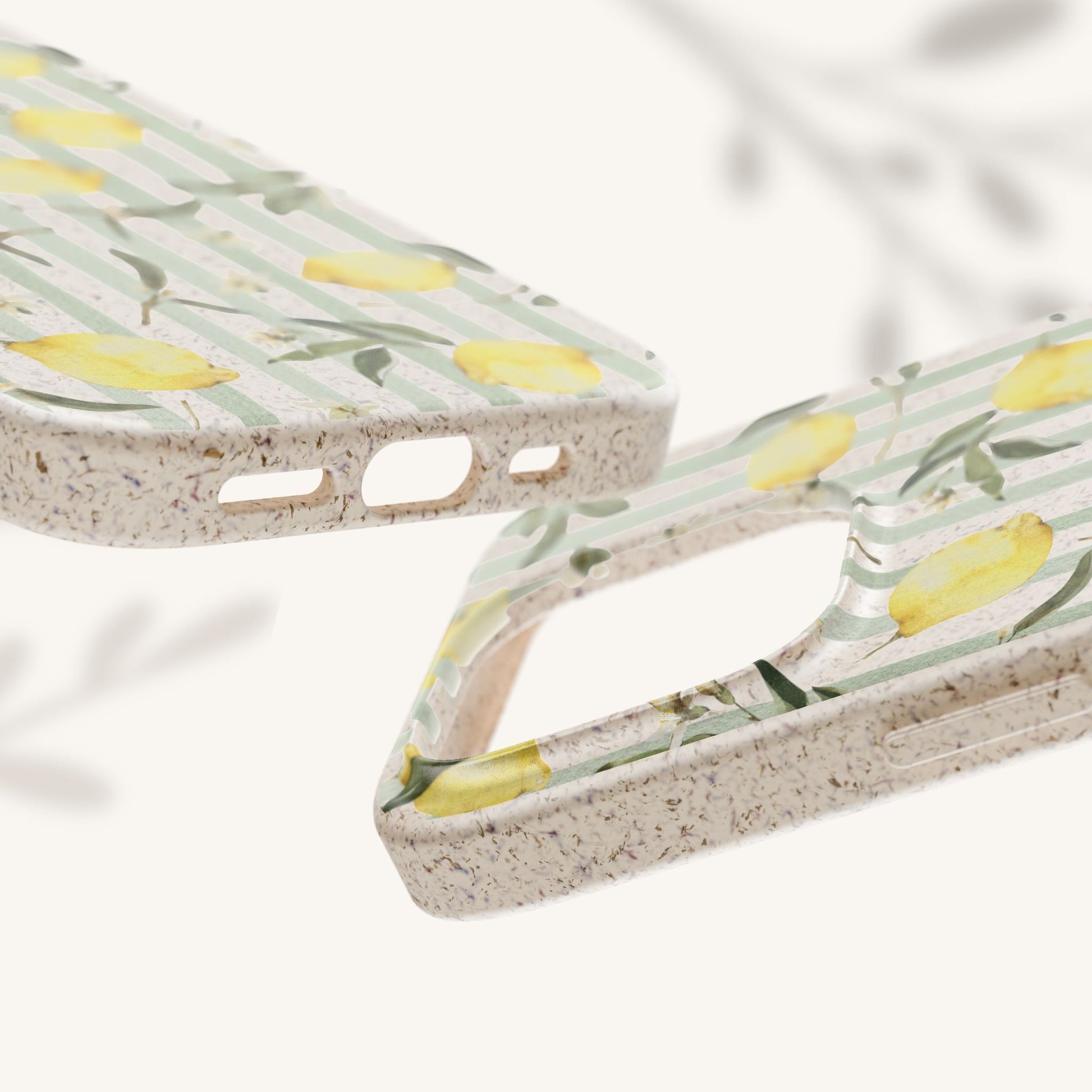 Plant based, biodegradable phone case - When life gives you lemons - The Peony Haus